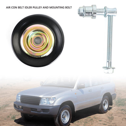 1990/5-1994/12 Toyota Landcruiser HDJ80. 1HDT Diesel Air Con Belt Idler Pulley And Mounting Bolt 88440-35040