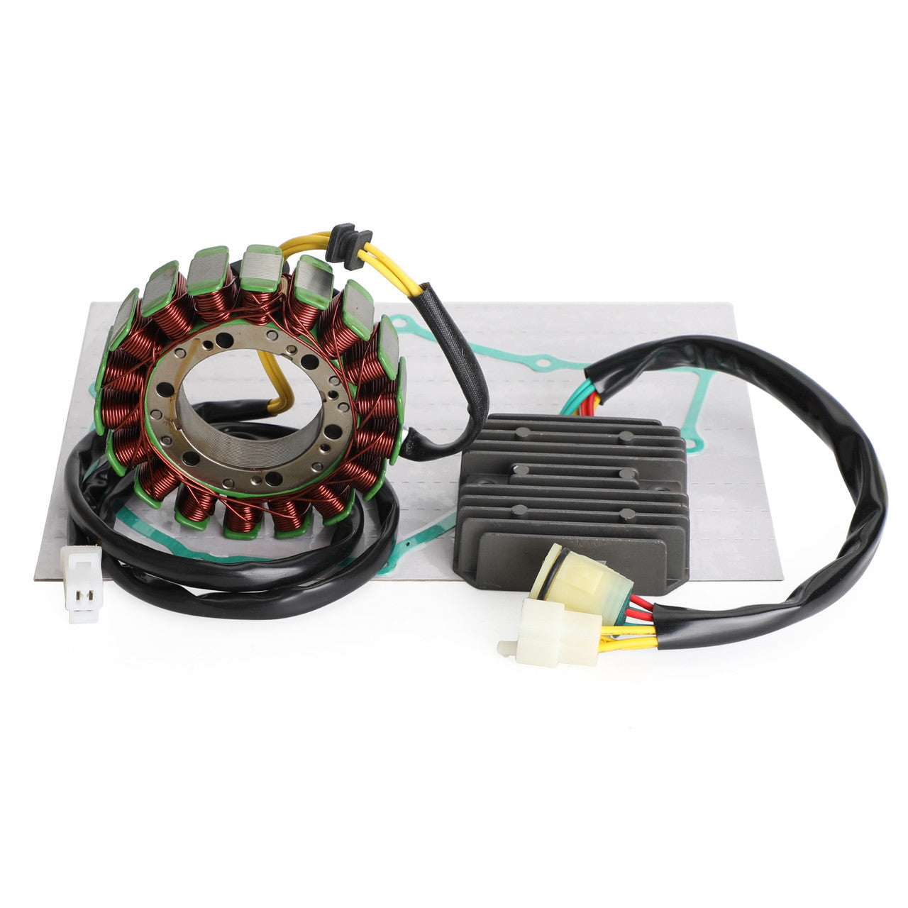 Magneto Stator+Voltage Rectifier+Gasket For Honda XRV750 Africa Twin 1993-2003 Champoo