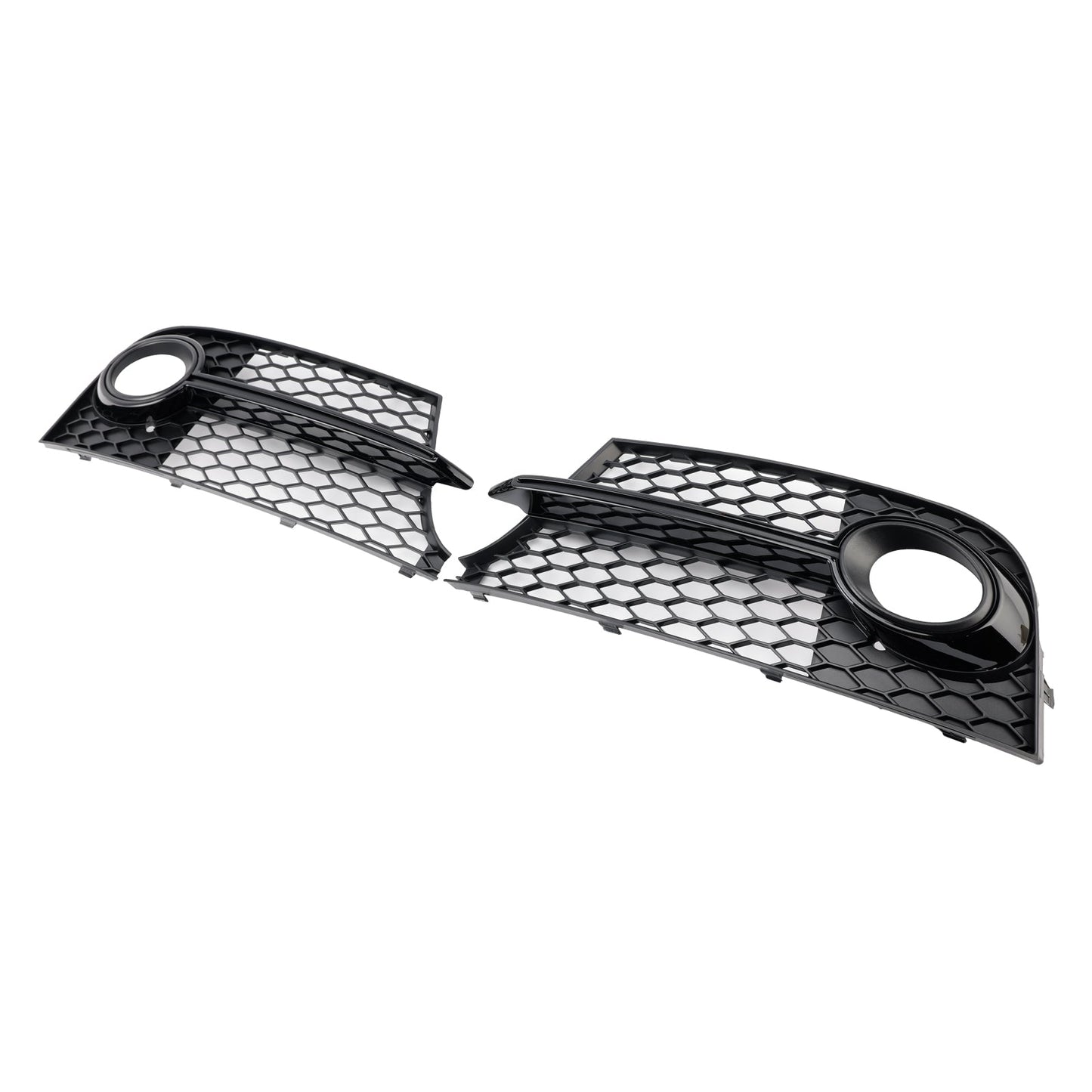 2011-14 Honeycomb Front Bumper Fog Light Grille Fit Audi TT MK2 S-Line TTS