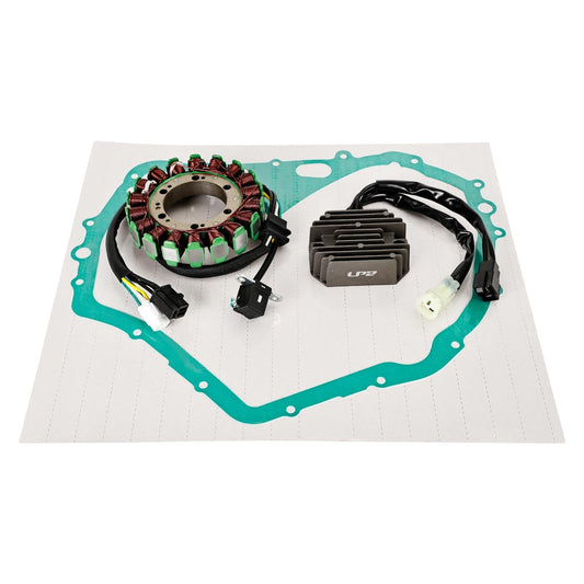 Stator de magnéto manuel Arctic Cat ATV 400 03-08 + redresseur de tension + joint