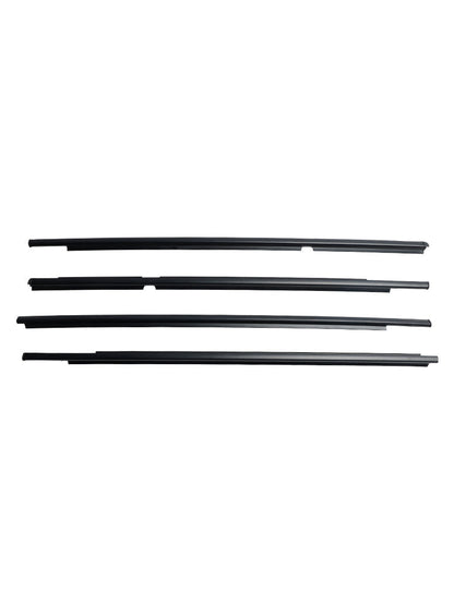 2005-2010 Toyota Vitz (KSP90, NCP91, NCP95, SCP90) 4pcs Outer Door Glass Weatherstrip Moulding 68160-52110 68210-52110