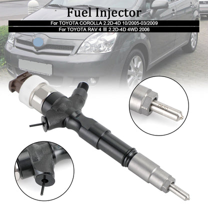2006+ Toyota Hilux 1KD-FTV 2KD-FTV 1PCS Fuel Injector 23670-30140