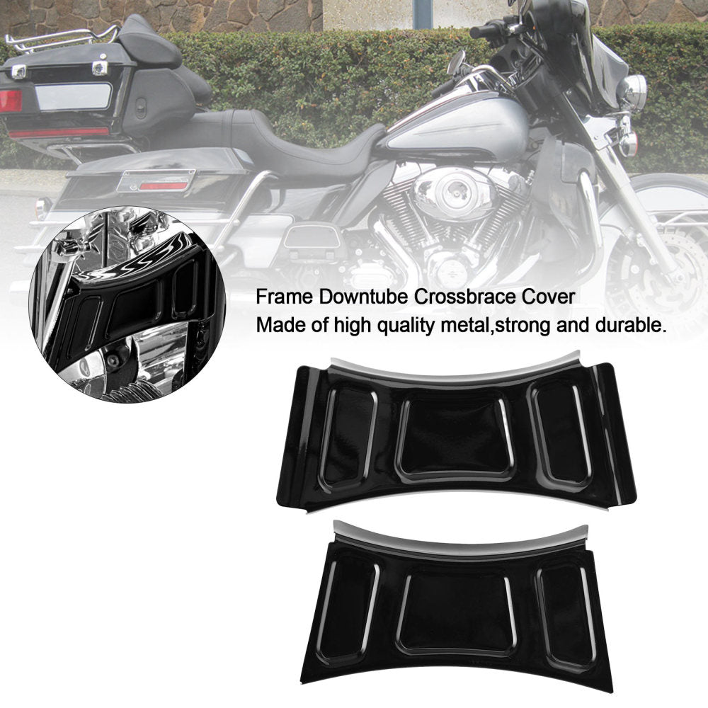 Garniture décorative pour tube diagonal de cadre, compatible avec Touring Street Glide 1999-2013