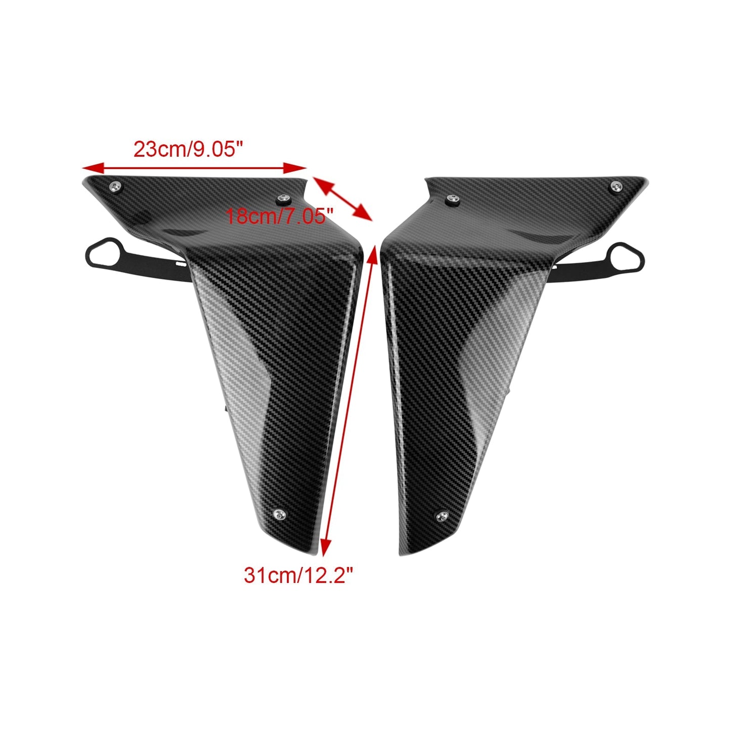 Déflecteurs d'ailes aérodynamiques latéraux pour YAMAHA MT-09 SP FZ09 2021-2022