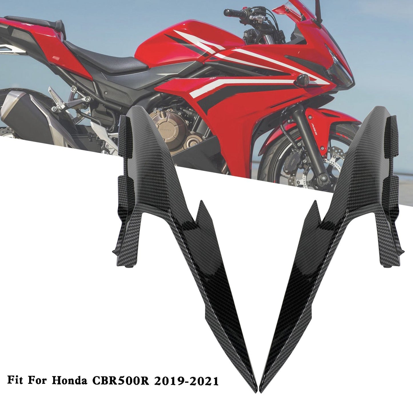 Capot de carénage latéral arrière supérieur pour Honda CBR500R 2019-2021