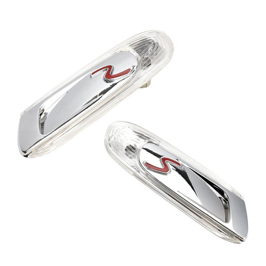 Par de luces de posición laterales para MINI F55, F56 y F57 S (2014-2021) con carcasa de luz de giro 63137298351 y 63137298352