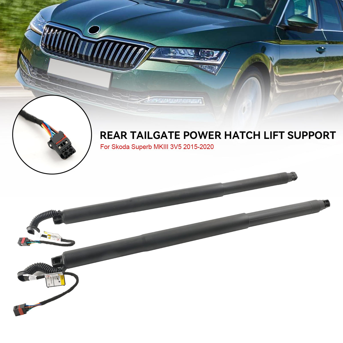2015-2020 Skoda Superb MKIII 3V5 3V9827851B Electric Tailgate Gas Struts