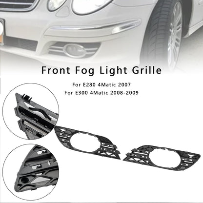 2007-2009 Mercedes Benz E-Class W211 E280/300/320/350/550/E63 2PCS Fog Light Trim Set