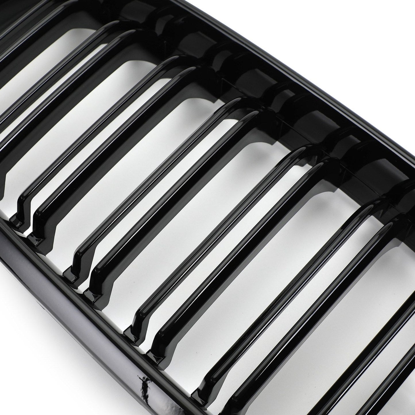 2013-2018 BMW X5 X6 X5M X6M xDrive35i/xDrive50i/xDrive40e/xDrive30d/M50d Front Kidney Gloss Black Grille
