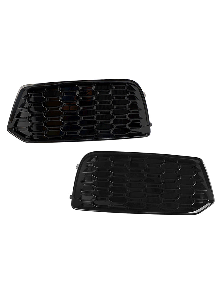 2018-2022 Audi Q5 Standard Version 80A807679D 80A807679DRU6 2PCS Front Bumper Cover Grille Grill Bezel Insert Generic
