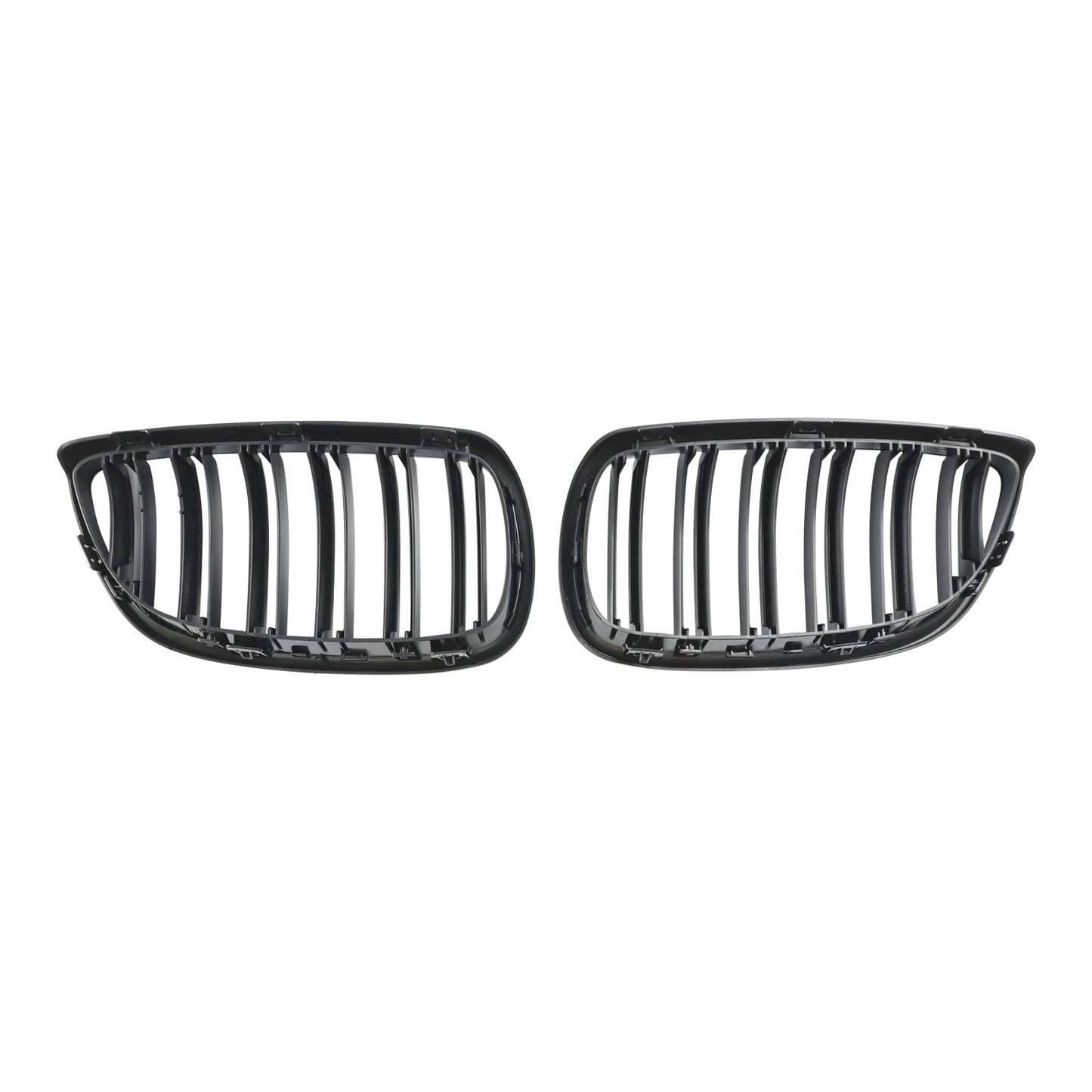 2006-2010 BMW E92 E93 335i/328i/320d/330i/325i/M3 Pre-Facelift Front Kidney Grill Gloss Black Grille