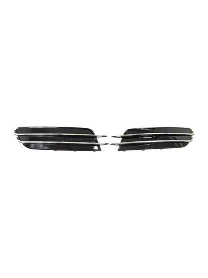 2012-2014 Audi A6 C7 1 Pair Front Bumper Fog Light Grill Cover Bezel