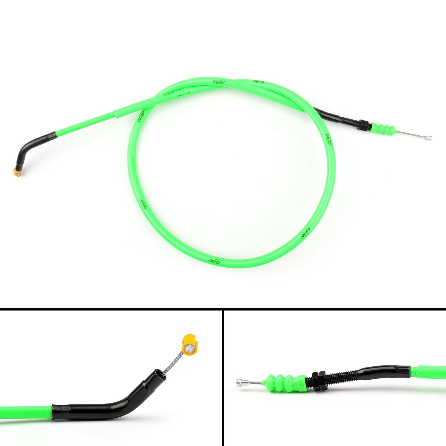 Cable de embrague de repuesto de alambre de acero para Kawasaki Z1000 2010-2013, color negro