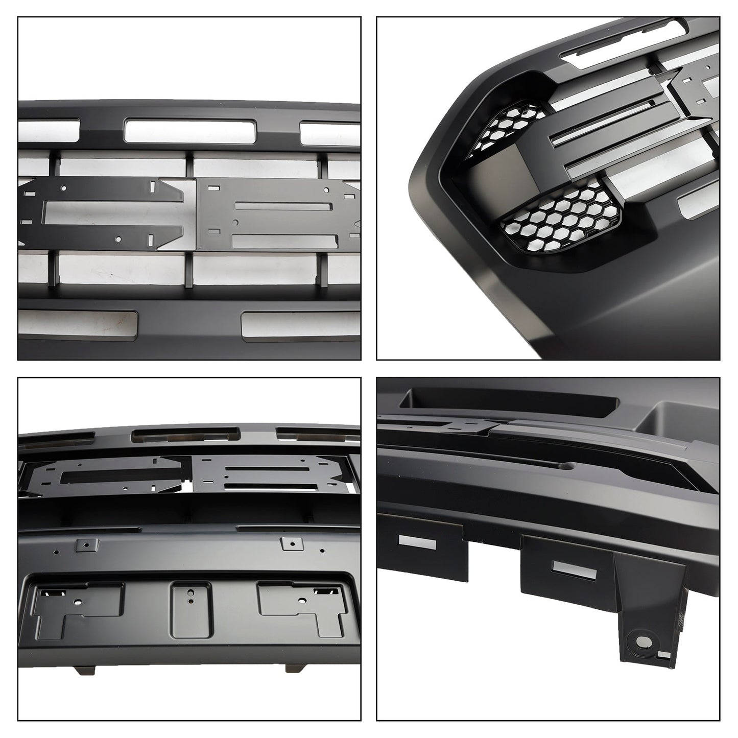 2019-2023 Matt Black Ranger Raptor Style Front Bumper Grille Fit Ford Ranger T8