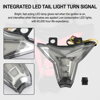 2013-2022 KAWASAKI Ninja ZX10R Z1000 Black Integrated Tail Light Turn Signal