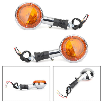 Turn Indicator Signal Fit For Yamaha XV750 VIRAGO 86-98 XV1100 89-99 XV250 94-12 Amber Assosary