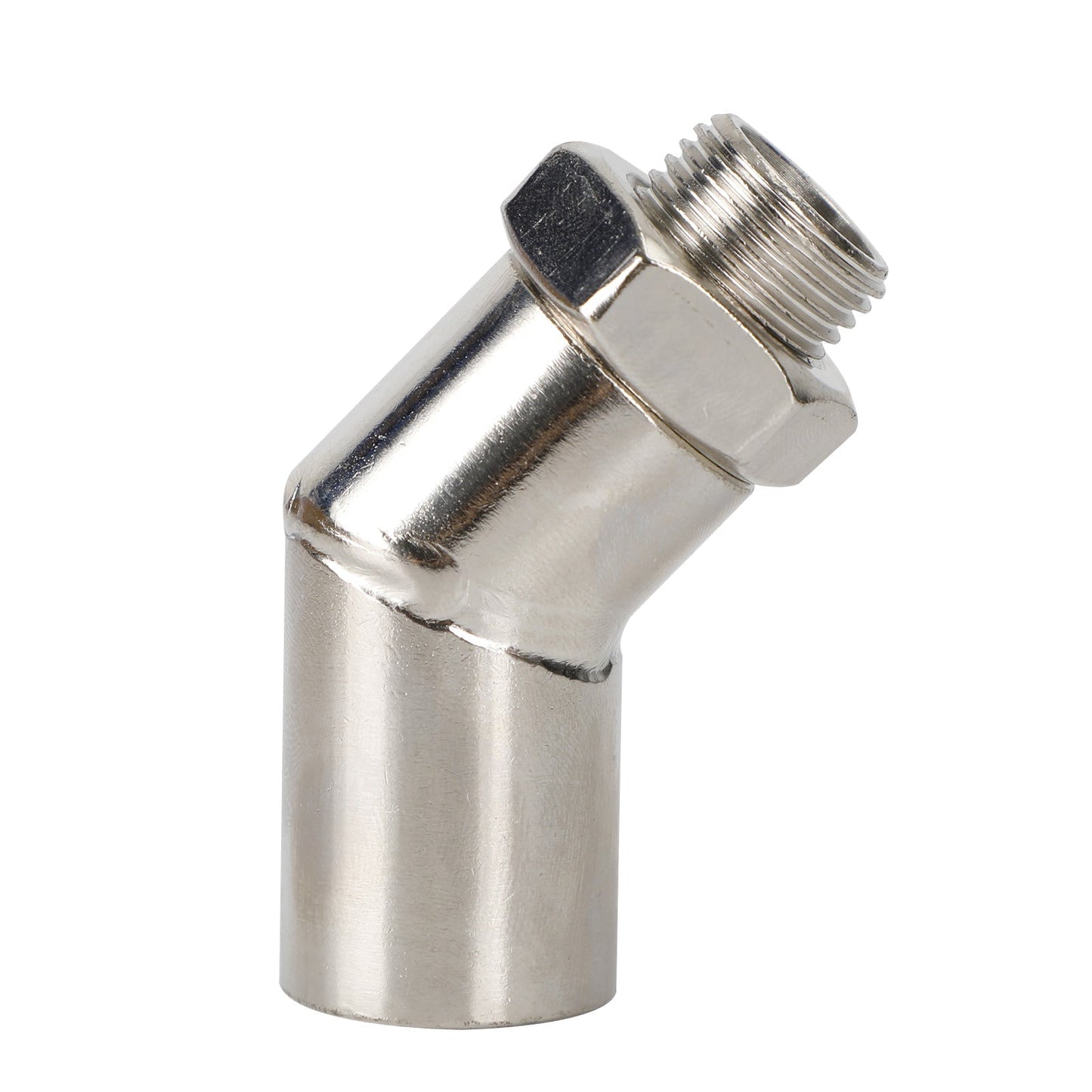 M18 X 1.5 135 Degree Catalytic Converter CEL Oxygen Sensor Extender Adapter Spacer