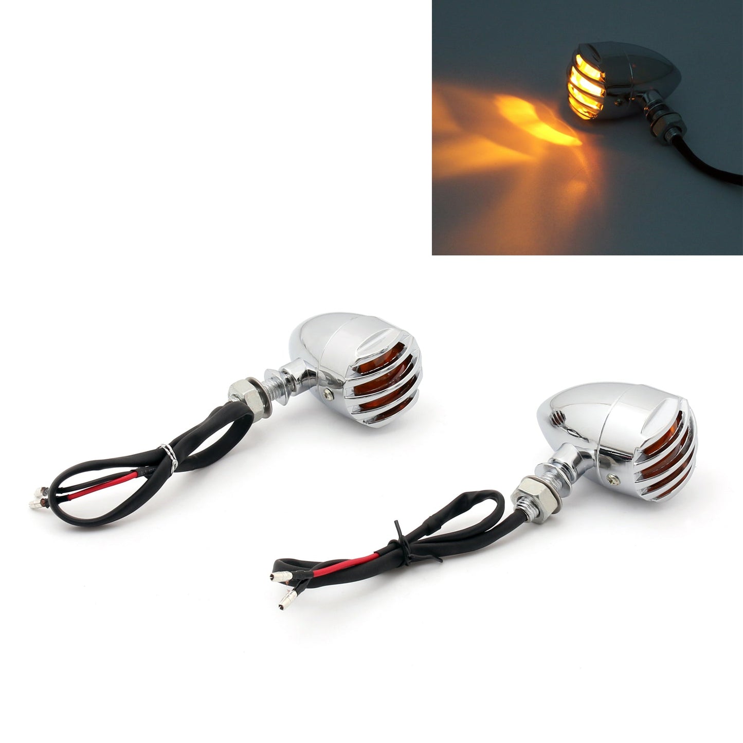 Clignotant indicateur pour Harley Chopper Sportster Dyna Softail Assosary