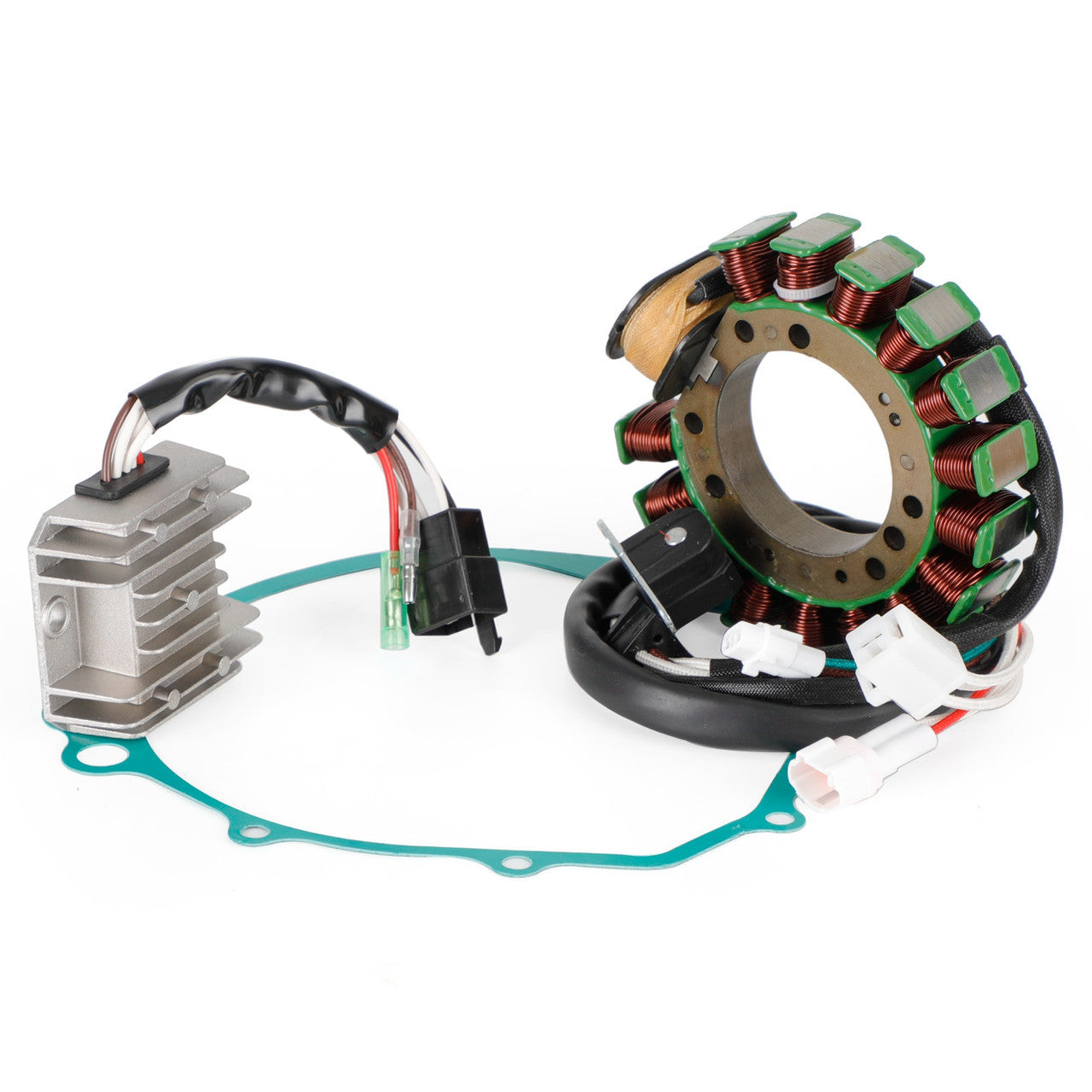 Yamaha YFM350 Big Bear 4x4 1995-1996 Magneto Stator+Voltage Rectifier+Gasket 3HN-85510-10 4GB-81960-00