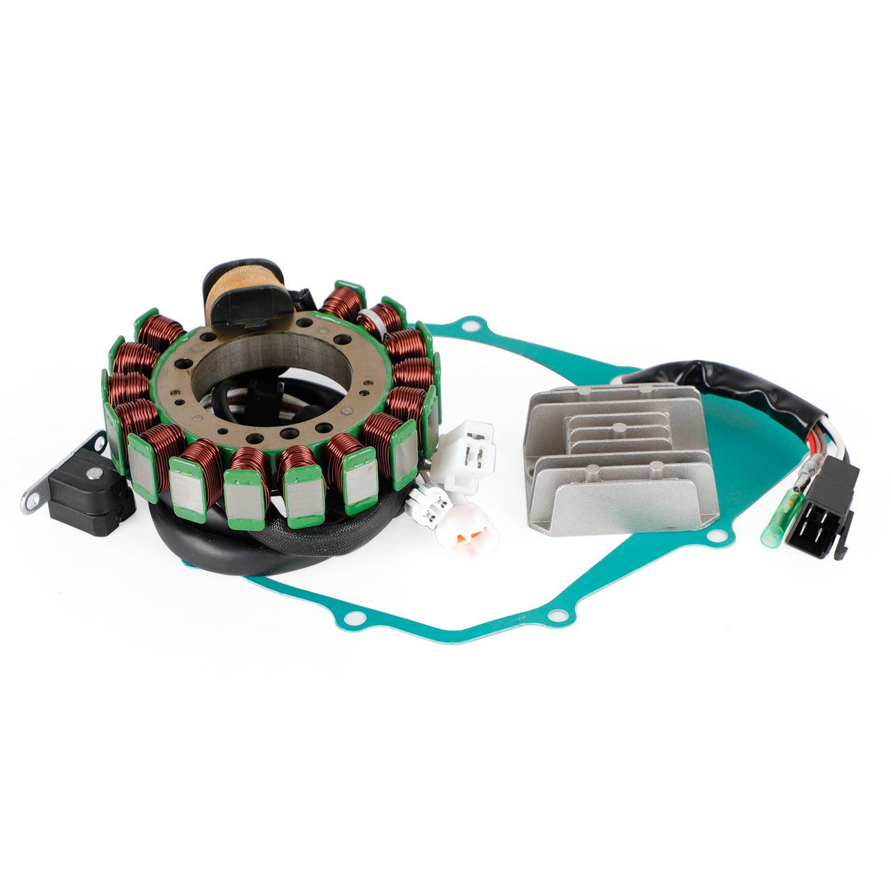 Yamaha YFM350 Big Bear 4x4 1995-1996 Magneto Stator+Voltage Rectifier+Gasket 3HN-85510-10 4GB-81960-00