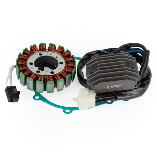 Kawasaki ZX 600/636 Ninja ZX6R ZX6RR 2005-2006 Magneto Coil Stator+Voltage Regulator+Gasket Assy 21003-0023 21066-0016