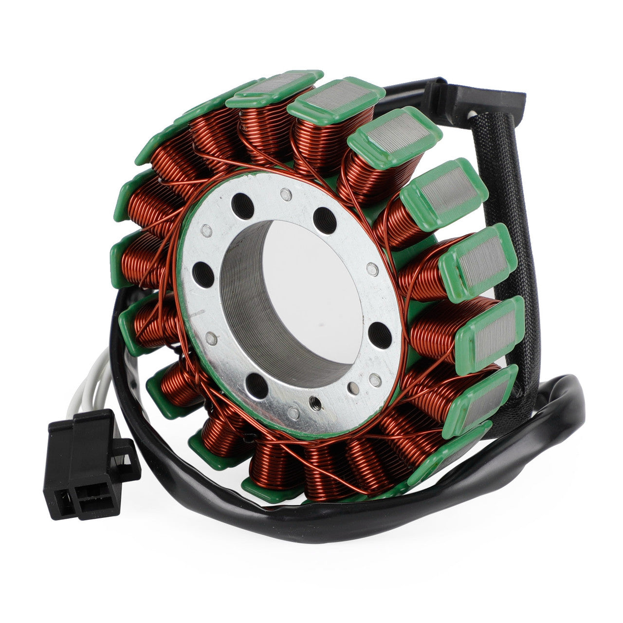 2005 Kawasaki ZX636 Ninja ZX-6R ZX636C1 Magneto Stator 21003-0023 + Voltage Rectifier 21066-0016 + Gasket 11061-0113