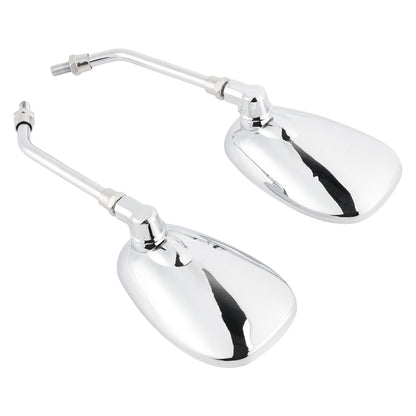 1999-2003 Yamaha XV1600AT Road Star Silverado 4NK-26280-00 Pair Black M10 Rearview Mirrors