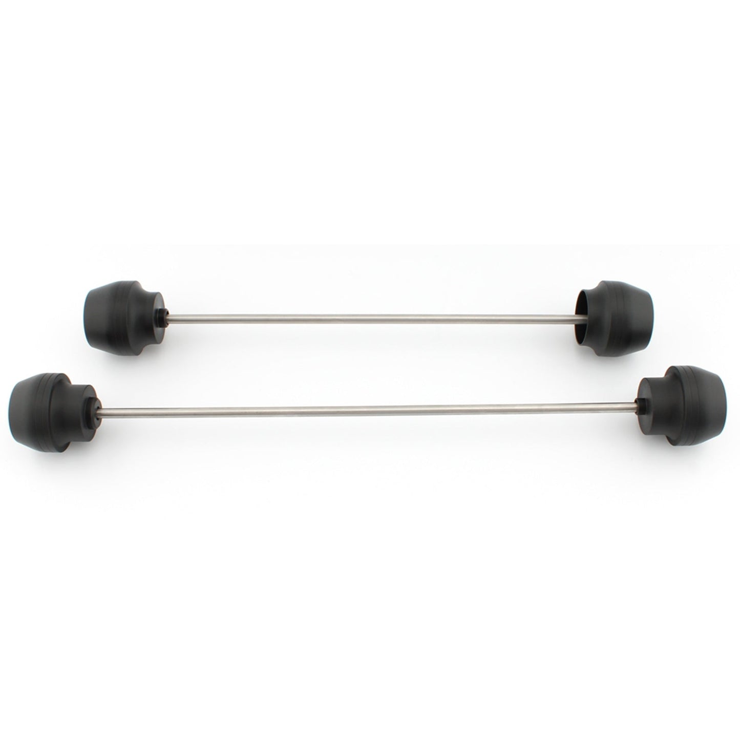 Deslizador de rueda de horquilla de eje delantero y trasero CNC negro compatible con Yamaha Tenere 700 20-21