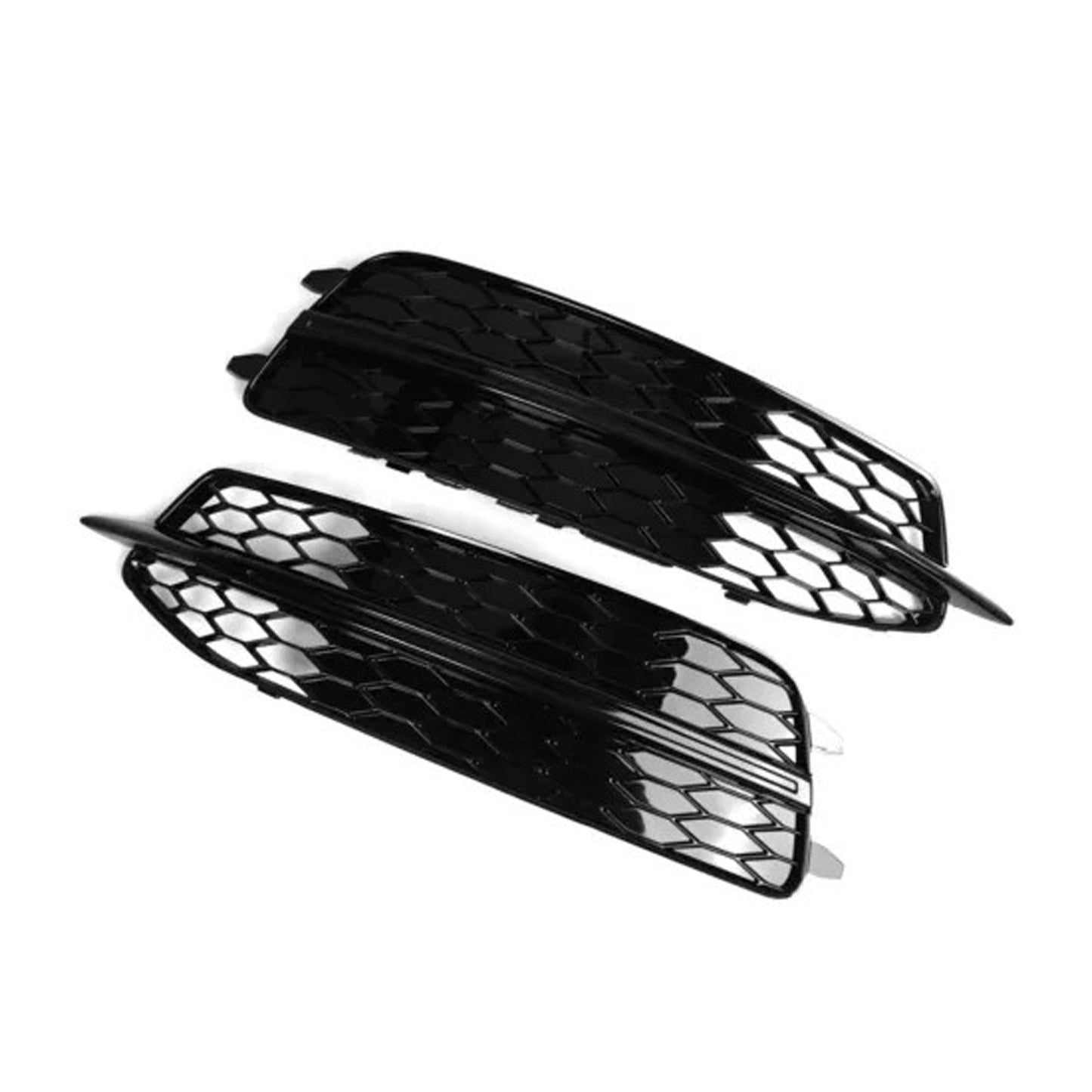 2012-2014 Audi A6 C7 S-Line 2X Car Front Bumper Fog Light Grilles