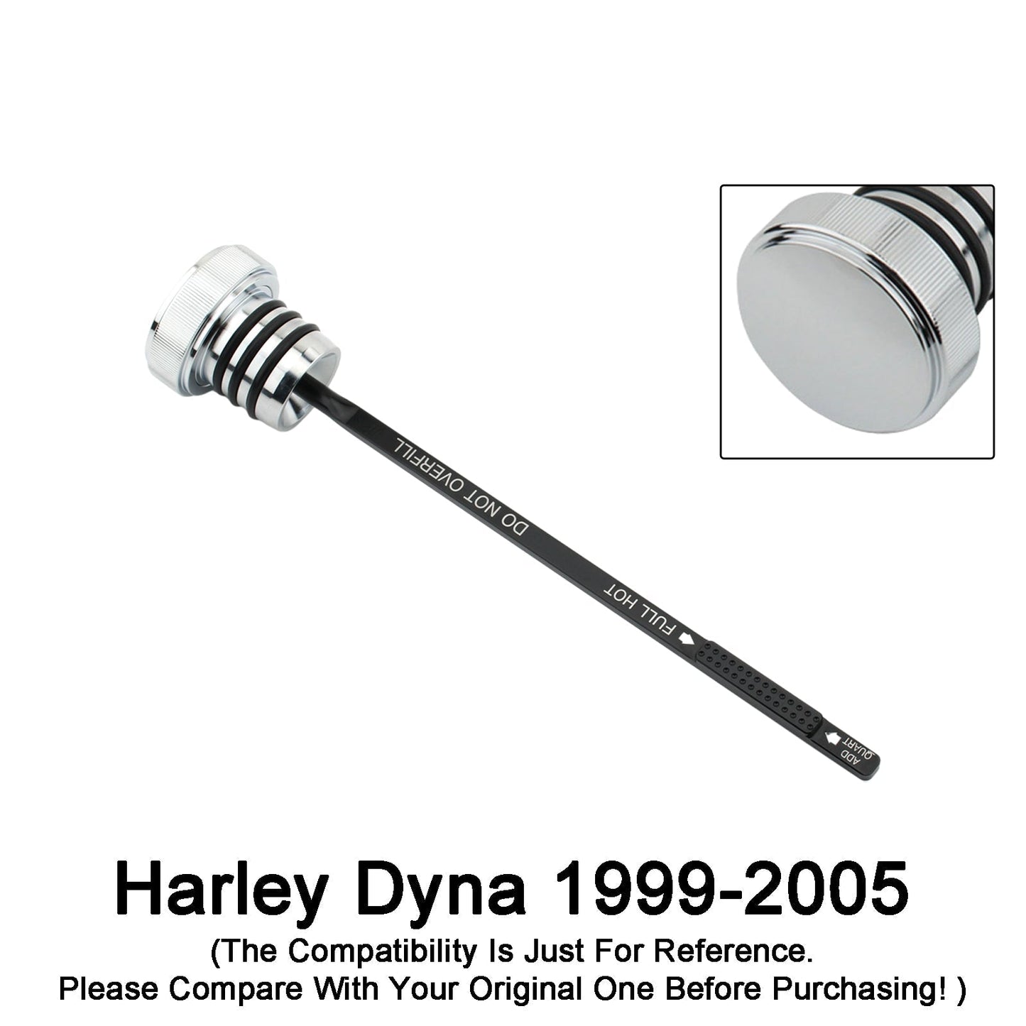 Tapón de la tapa del tanque de aceite para Super Glid FXD FXDX FXDL Dyna 99-05 0710-0150