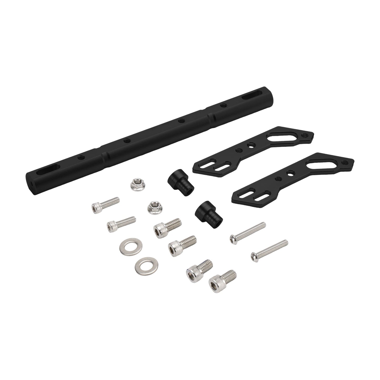 Palanca de equilibrio universal para manillar de motocicleta, ajustable, CNC, color plateado