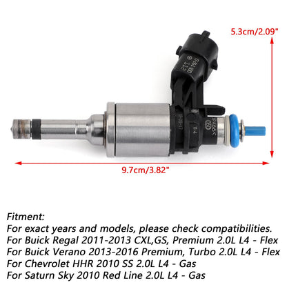 1PCS Fuel Injectors 12636111 For GM Buick Chevrolet Saturn Cobalt Regal Verano 12636111BA 0261500147 Assosary