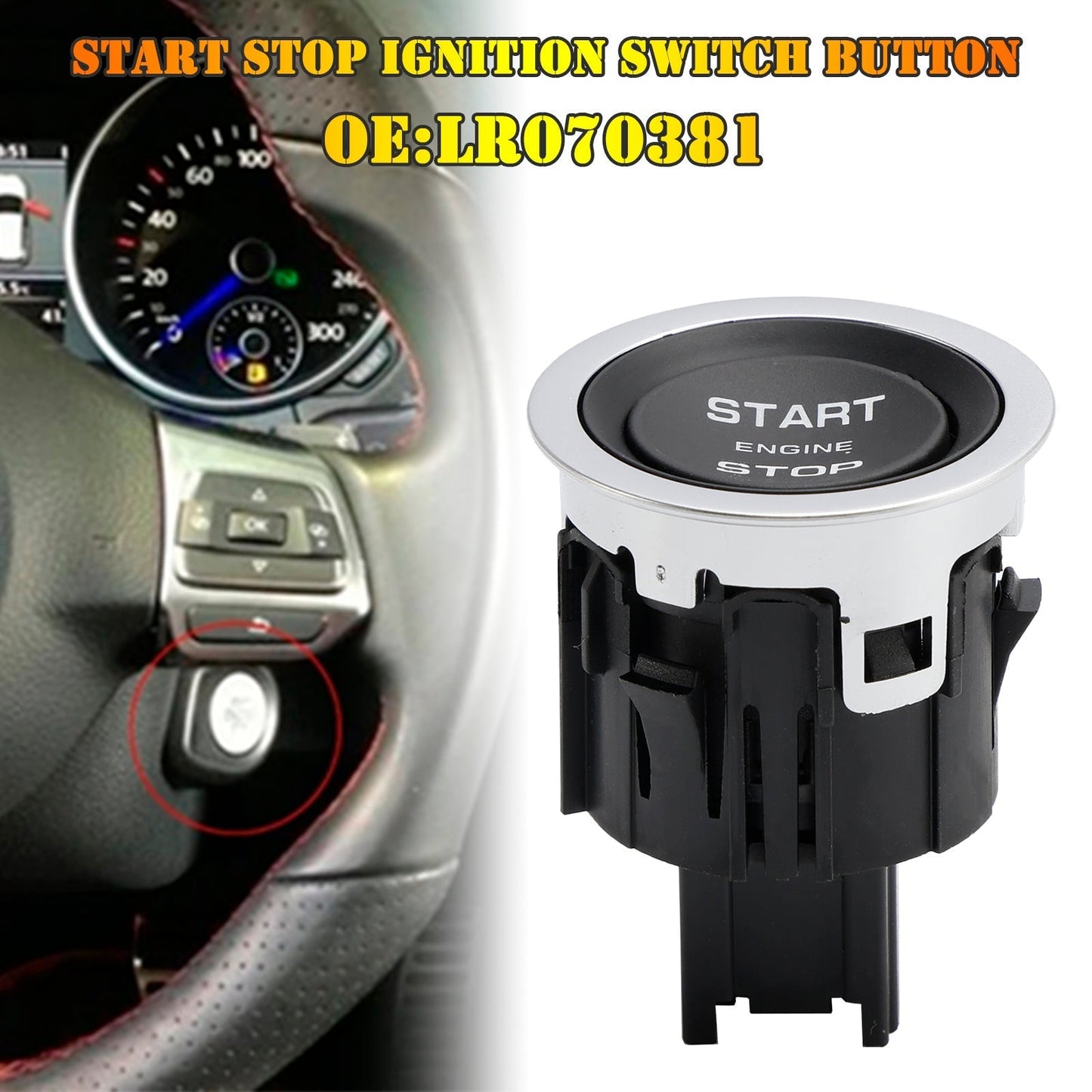 2013-On Range Rover Start Stop Ignition Switch Button LR070381