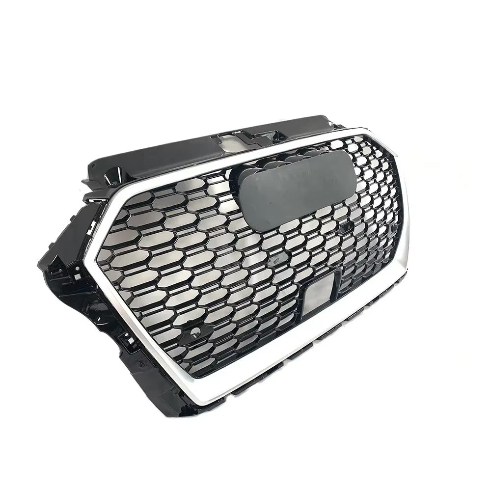 2017-2019 Audi A3 8VPA To RS3 Style High Quality Honeycomb Chrome Grille With ACC