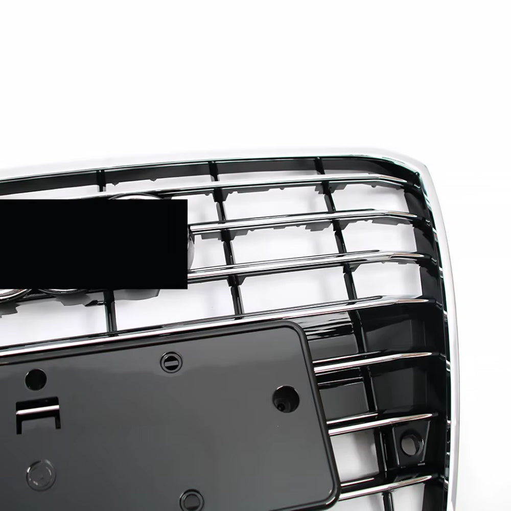 2010-2014 Audi A8 D4 High Quality ABS Chrome Black Front Bumper Grill 4H0853651