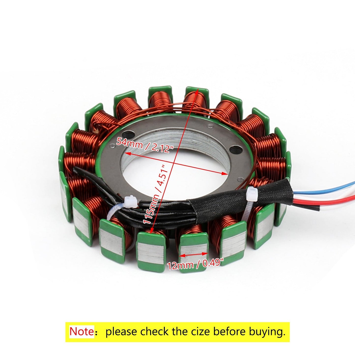 Bobine de stator pour Yamaha YFM350FX 4x4 YFM40 Big Bear YFM350R YFM350X via FedEx