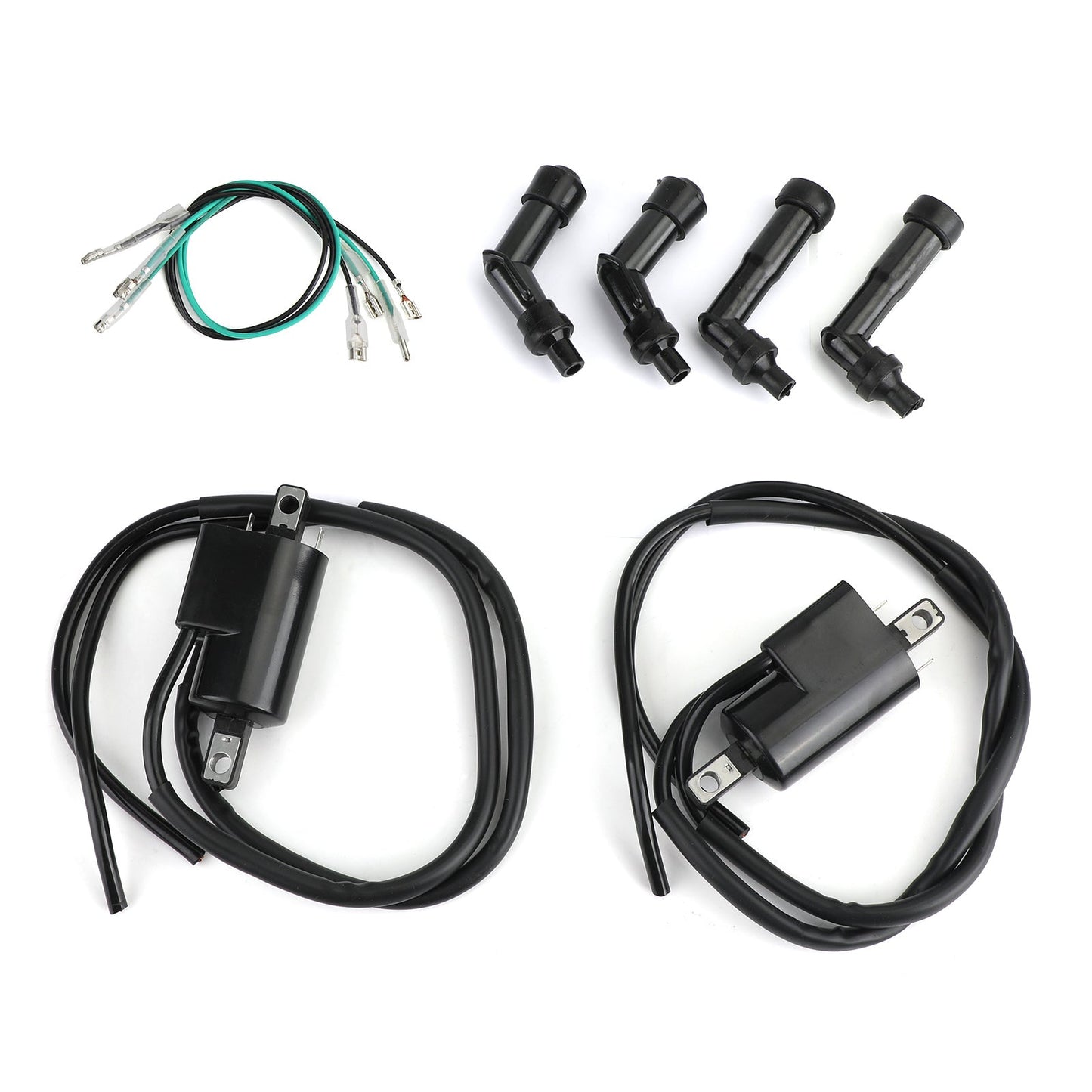 Bobines d'allumage et capuchons de bougies d'allumage pour Honda CB350F CB400F CB500 CB550