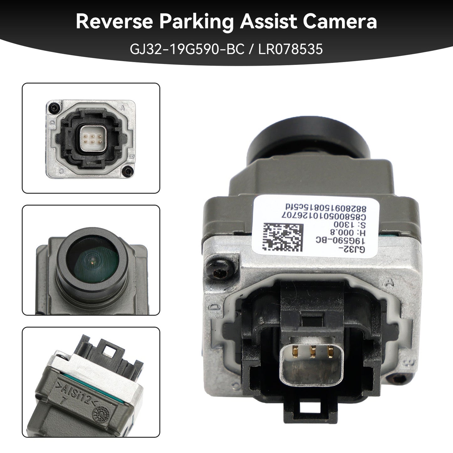 Caméra de recul pour pare-chocs arrière du Range Rover Evoque MK1 2012-2018 GJ32-19G590-BC LR078535