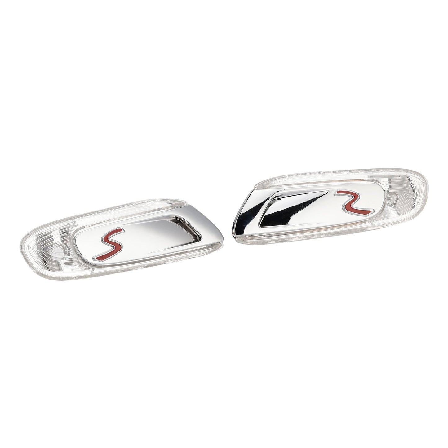 Par de luces de posición laterales para MINI F55, F56 y F57 S (2014-2021) con carcasa de luz de giro 63137298351 y 63137298352