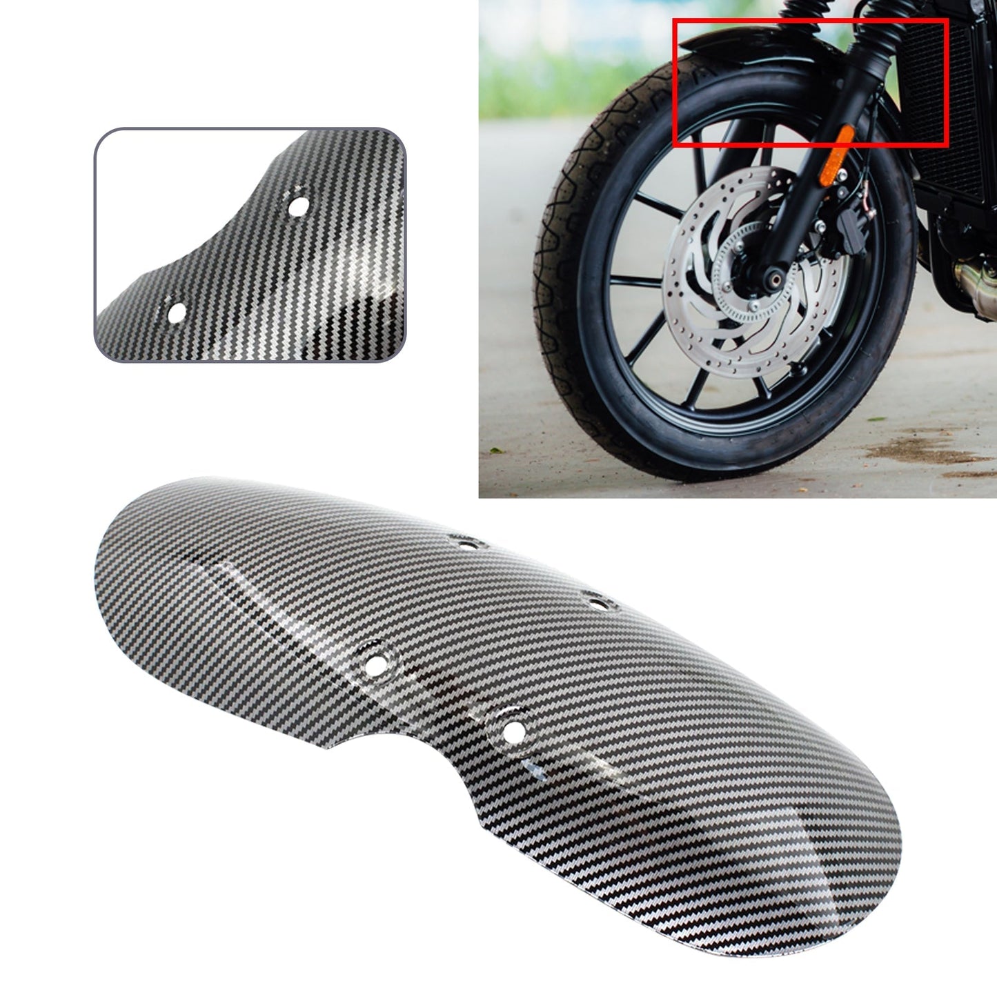 Guardabarros delantero para Bonneville T100 Scrambler Thruxton 2001-2016