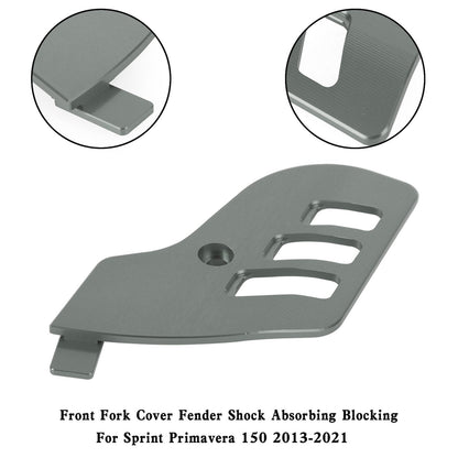 Front Fork Cover Fender Shock Absorbing Blocking For Vespa Sprint Primavera 150