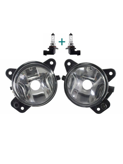 2006-2010 Volkswagen Touareg Pair Front Fog Light With Bulbs 6QD941699 6QD941700