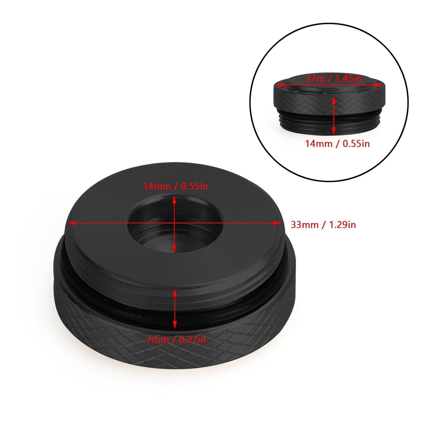 Tornillo de drenaje de aceite de aluminio para BMW R nine T/Pure/Scrambler/Urban 2014-2021