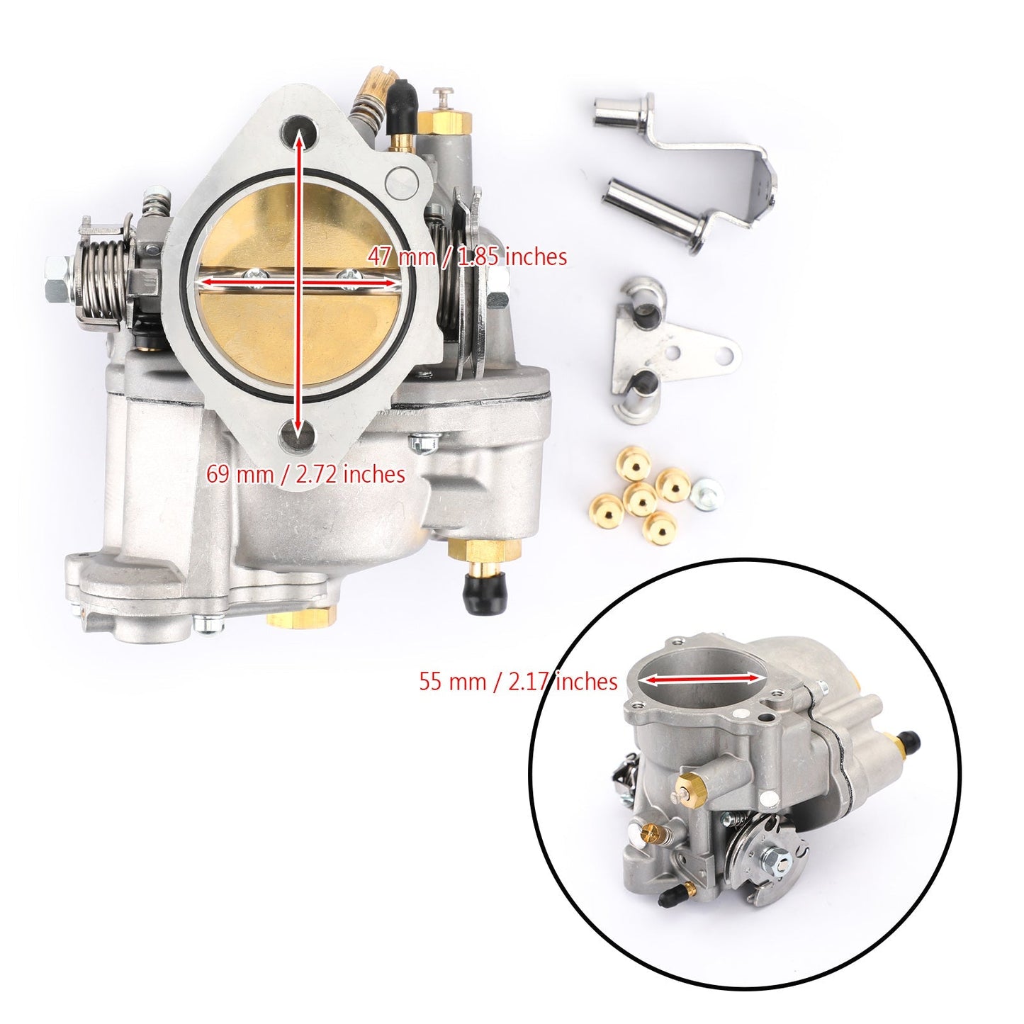 Carburateur Carb 82026 35-0471 496564 pour Buell Big Twin et Sportster Shorty Carb Super E