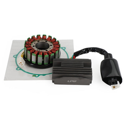 1998-1999 Honda VFR800 FiW/FiX Interceptor 800 Rectifier Regulator 31600-MBG-305+Stator Coil 31120-MBG-003+Gasket 11636-MBG-000
