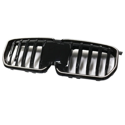 2023-2024 Gloss Black Front Bumper Kidney Grill Grille Fit BMW X1 U11 U12