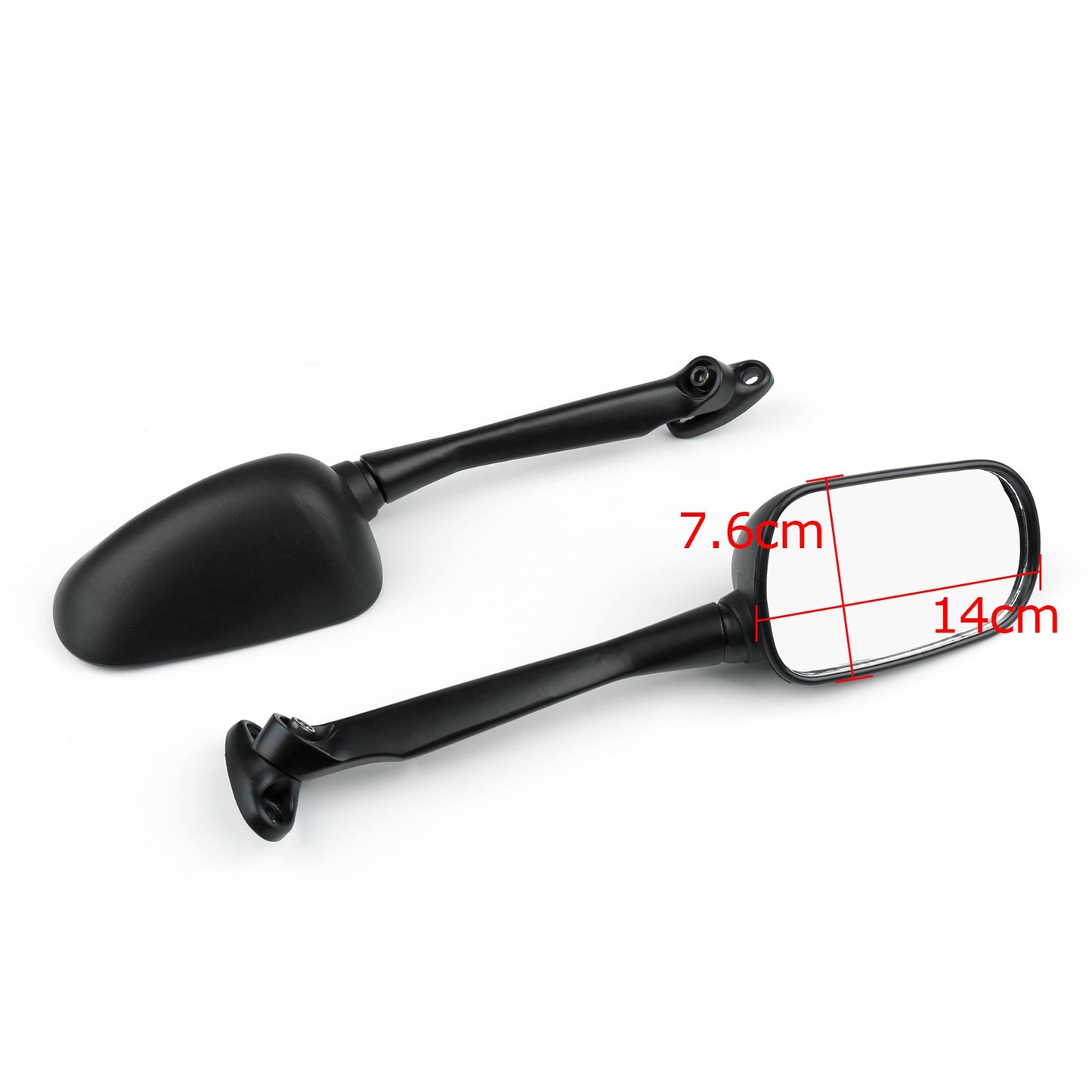 Paire de rétroviseurs latéraux noirs pour moto Honda CBR250 11-12 CB1300S 03-12