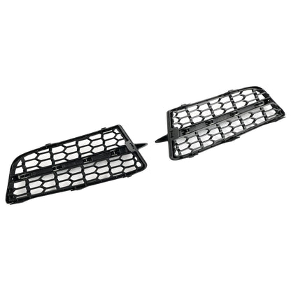 BMW 2011-2015 1-Series F20 F21 M 2PCS Front Bumper Fog Light Cover Bezel Grill Grille
