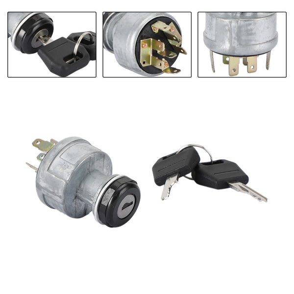 D134737 282775A1 Interruptor de encendido con 2 llaves Compatible con Case IH 1845C 60XT 85XT 95XT