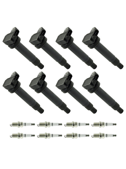 2002-2010 Lexus SC430 4.3L 8PCS Ignition Coil+Spark Plug UF230 90080-91180